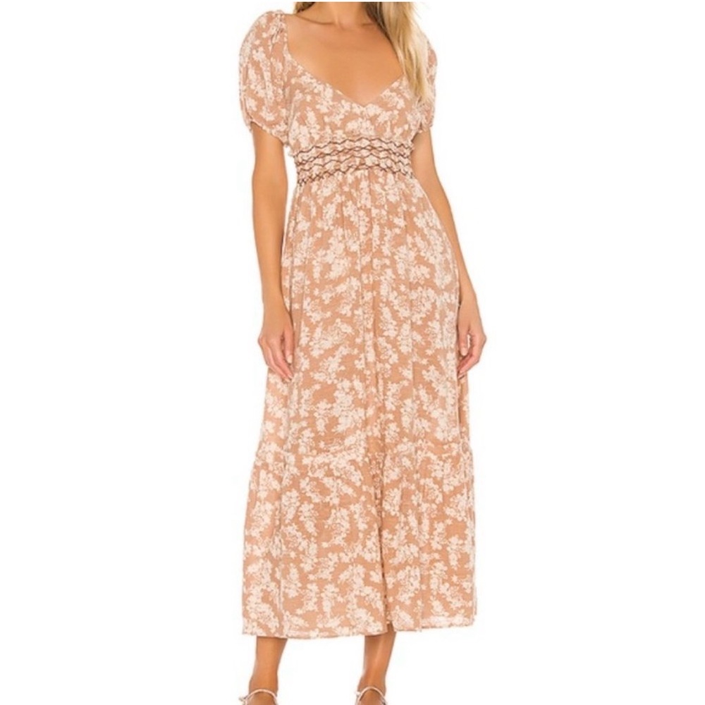 FREE PEOPLE Ellie Printed Maxi Dress Size Medium